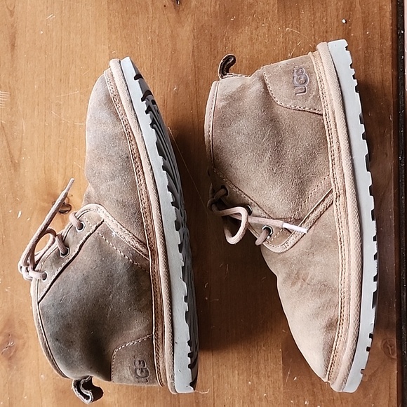 Lace up Uggs ankle boots chestnut sz 9 EU 40 - Picture 8 of 13